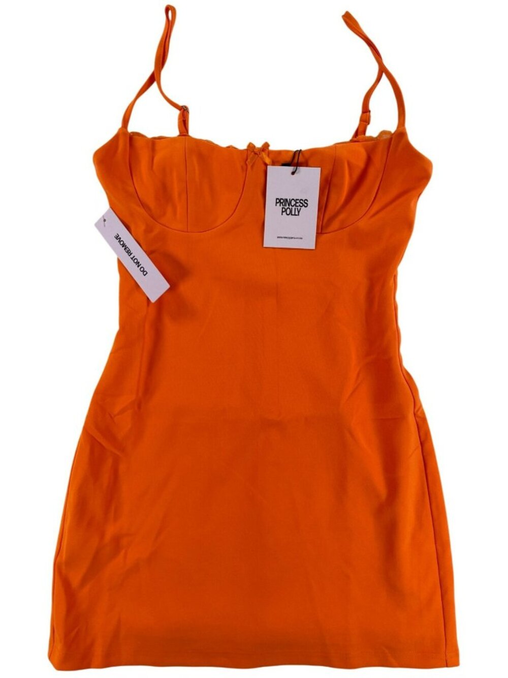 Princess Polly Someone You Love Mini Dress Orange Women's Size 4 MSRP $69 NEW